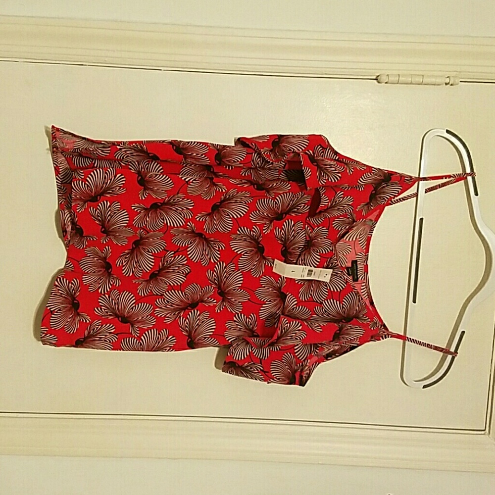 Ann Taylor NWT Size Large Cold Shoulder Blouse